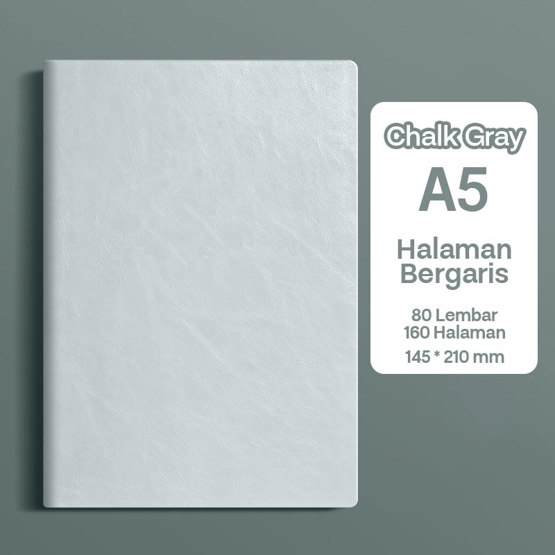 Buku Notebook A5 Kulit Halaman Bergaris SBHA580