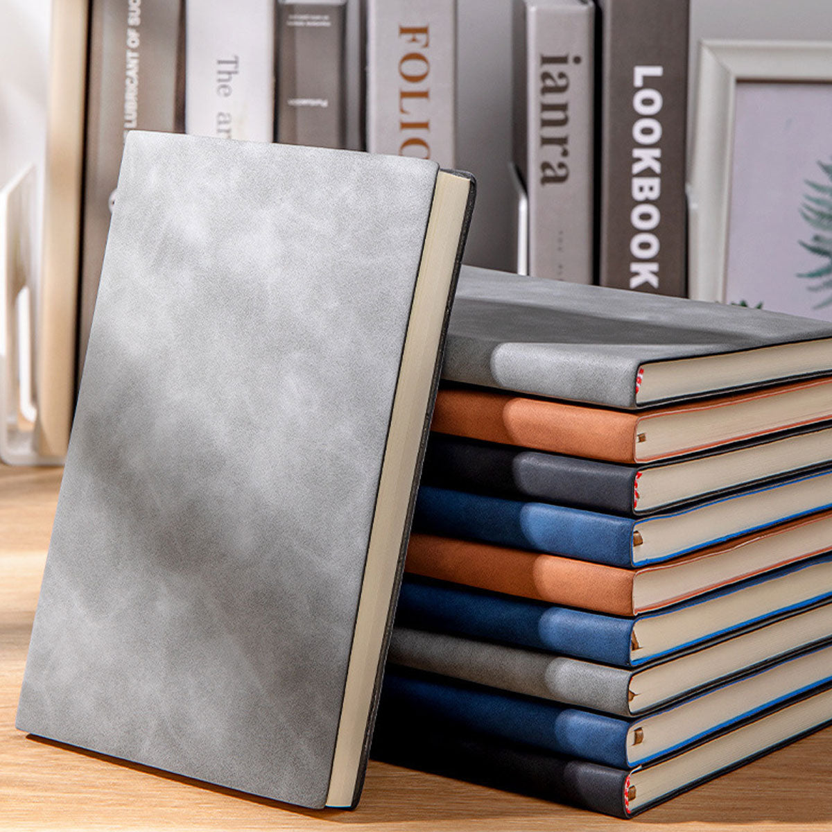 Buku Notebook A6 Kulit Halaman Bergaris SBHA680