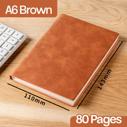 Buku Notebook A6 Kulit Halaman Bergaris SBHA680