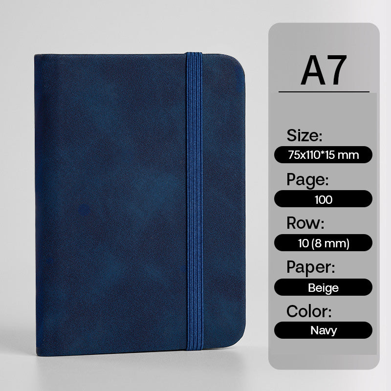 Buku Notebook A7 Kulit Tali SBHA7100