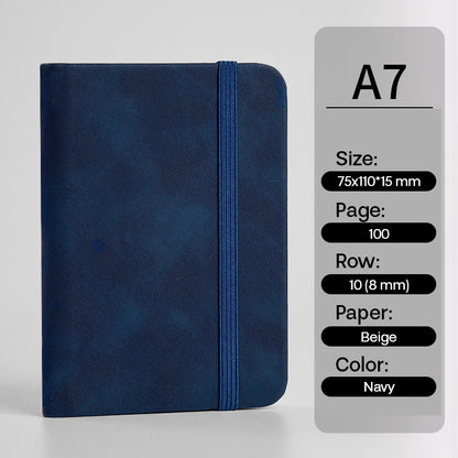 Buku Notebook A7 Kulit Tali SBHA7100