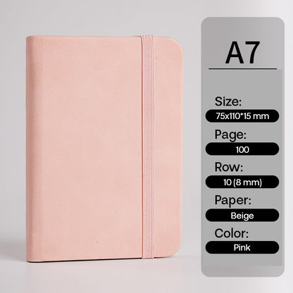 Buku Notebook A7 Kulit Tali SBHA7100