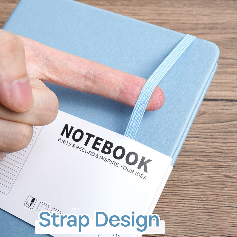 Buku Notebook A5 Kulit dan Tali Halaman Bergaris SBHLA5100