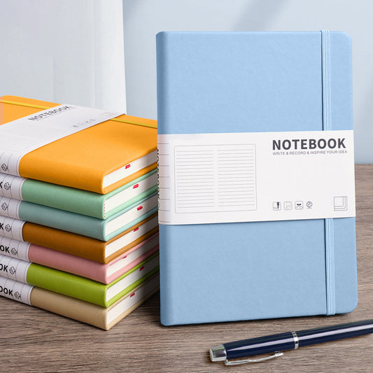 Buku Notebook A5 Kulit dan Tali Halaman Bergaris SBHLA5100