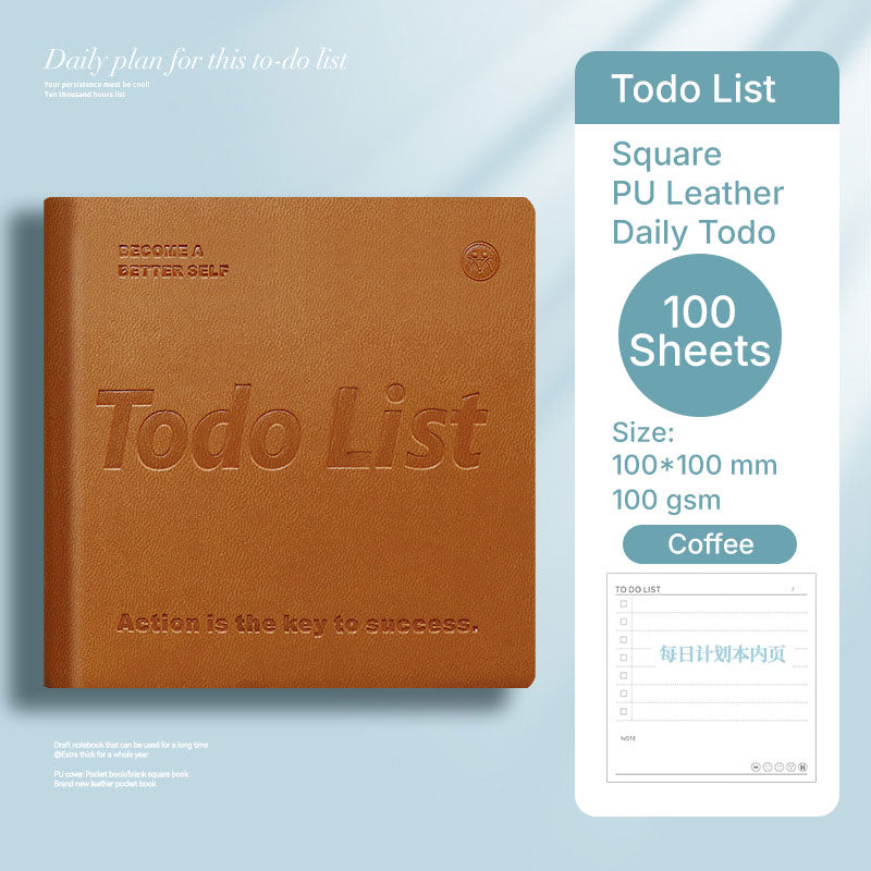 Buku Notebook Kotak Sleeve Kulit Todo List SBHS100TD