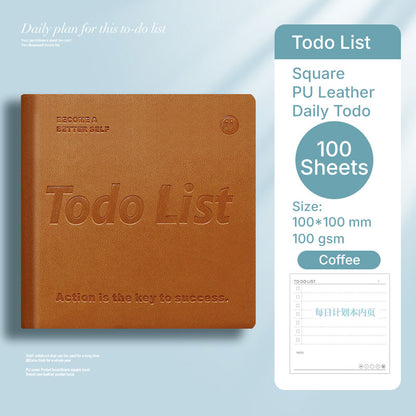 Buku Notebook Kotak Sleeve Kulit Todo List SBHS100TD