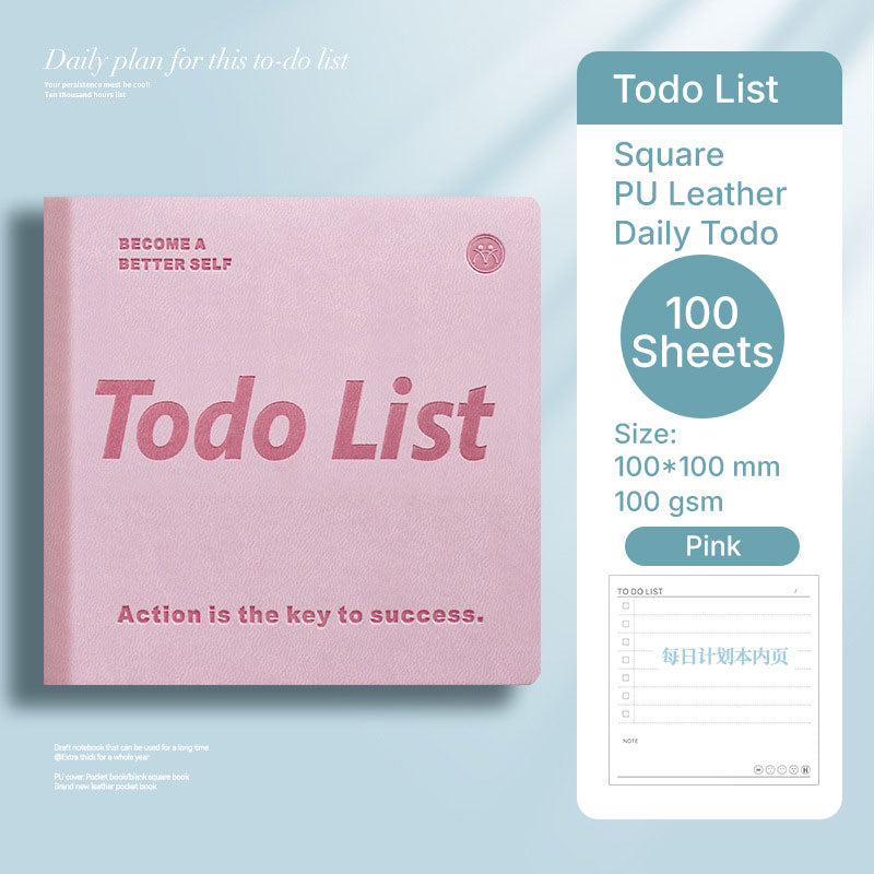 Buku Notebook Kotak Sleeve Kulit Todo List SBHS100TD