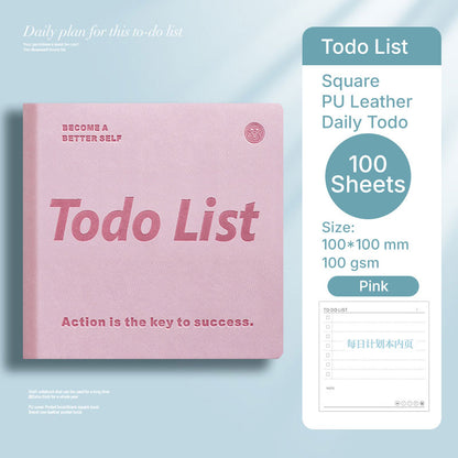 Buku Notebook Kotak Sleeve Kulit Todo List SBHS100TD