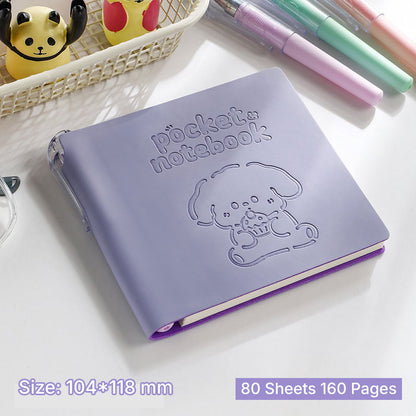 Buku Notebook Kotak Sleeve Kulit SBHS80