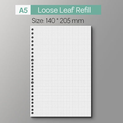 Loose Leaf Refill Blank Grid Line Dot Music