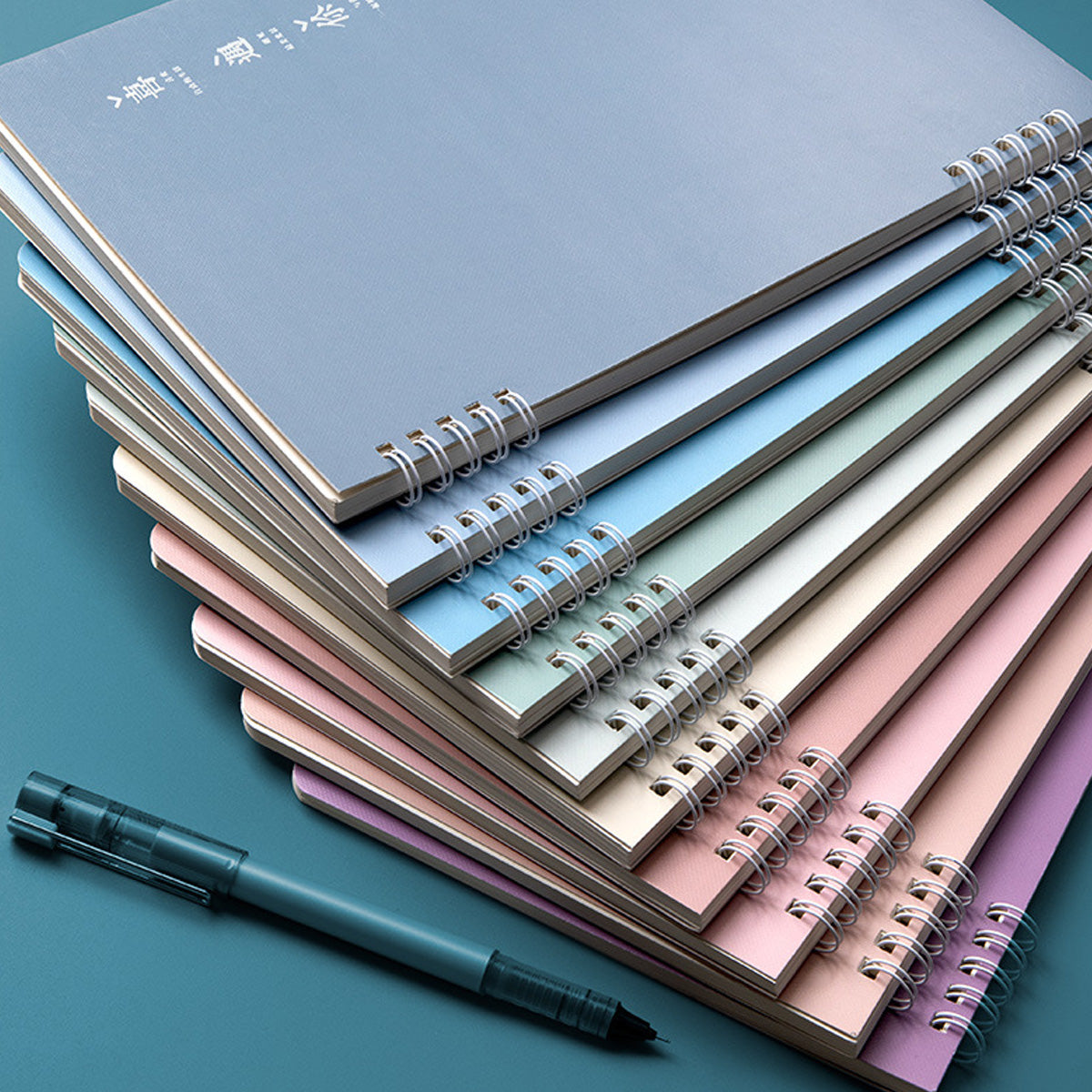 Buku Notebook A5 Double Coil Waterproof Tebal Halaman Bergaris SBNA560