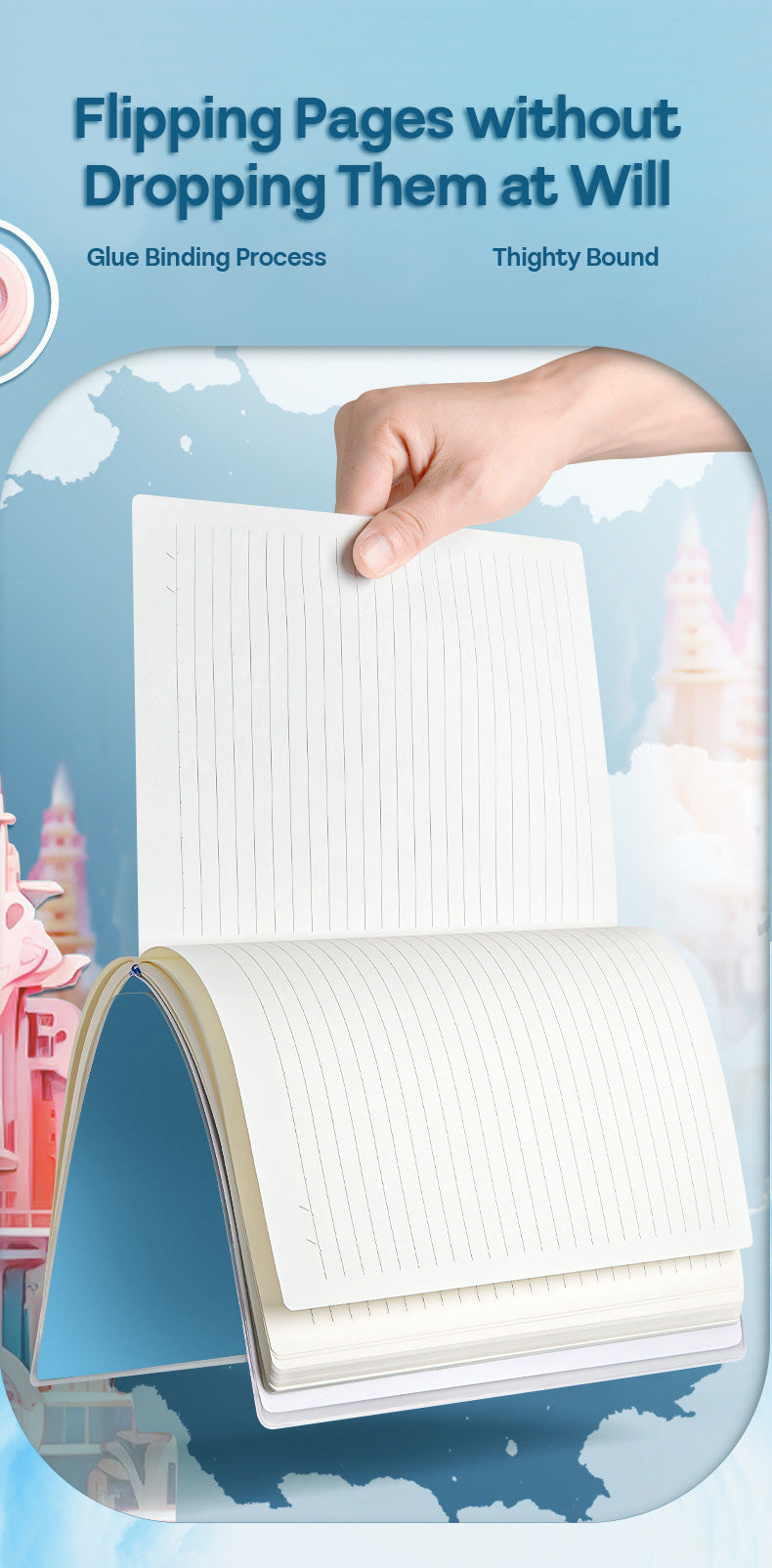 Buku Notebook A5 Sampul Eva Waterproof Tebal Halaman Bergaris 72 Lembar SBRA572