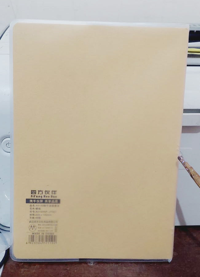 Buku Notebook A5 Sampul Eva Waterproof Tebal Halaman Bergaris 96 Lembar SBRA596