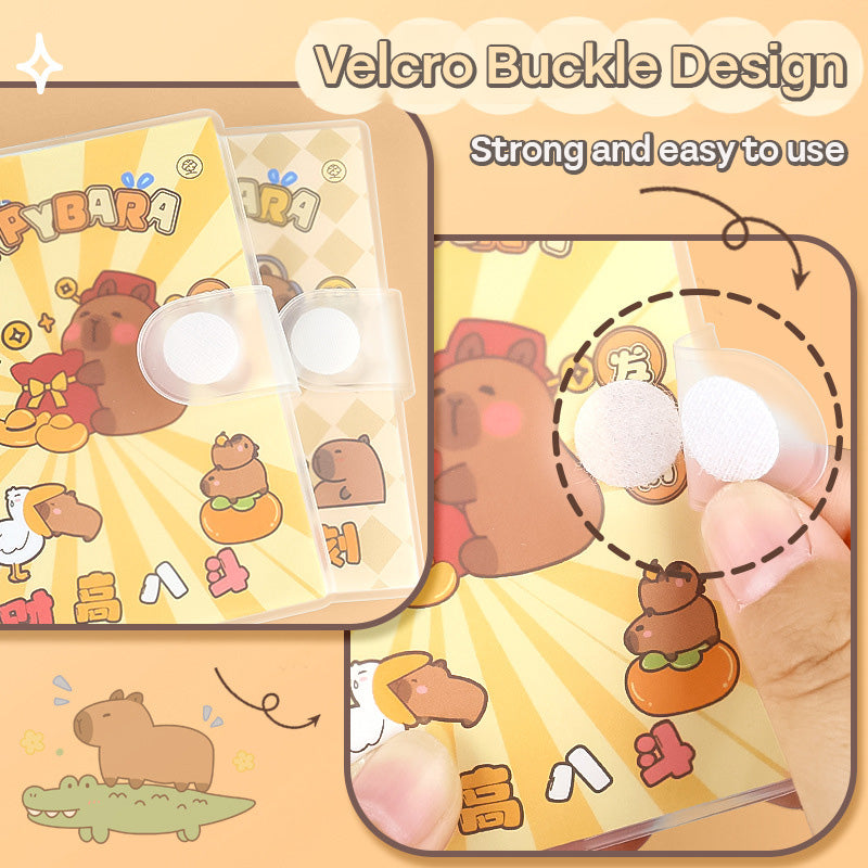 Buku Notebook A7 Sampul Eva Waterproof Tebal Velcro SBRA770