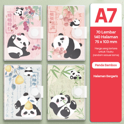 Buku Notebook A7 Sampul Eva Waterproof Tebal Velcro SBRA770