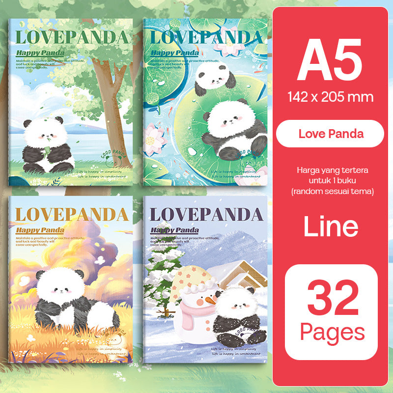Buku Notebook A5 B5 Halaman Bergaris 32 Lembar SBTA532 SBTB532