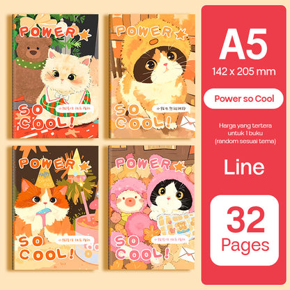 Buku Notebook A5 B5 Halaman Bergaris 32 Lembar SBTA532 SBTB532