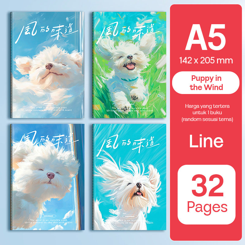 Buku Notebook A5 B5 Halaman Bergaris 32 Lembar SBTA532 SBTB532