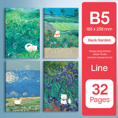 Buku Notebook A5 B5 Halaman Bergaris 32 Lembar SBTA532 SBTB532
