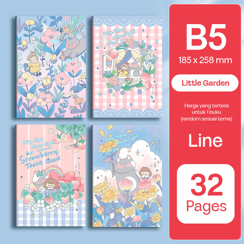 Buku Notebook A5 B5 Halaman Bergaris 32 Lembar SBTA532 SBTB532