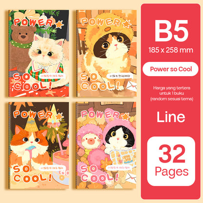 Buku Notebook A5 B5 Halaman Bergaris 32 Lembar SBTA532 SBTB532