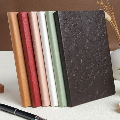 Buku Notebook A5 Kulit Tekstur Halaman Bergaris SBWA580