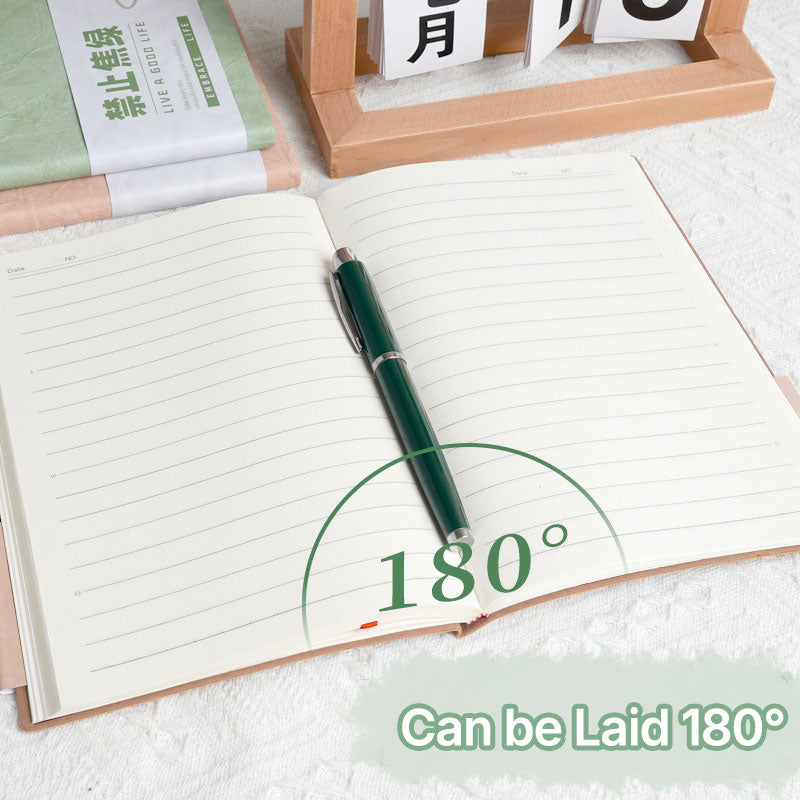 Buku Notebook A5 Kulit Tekstur dan Motivasi Halaman Bergaris SBWMA580