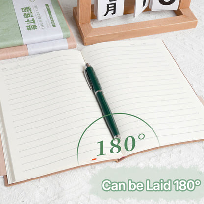 Buku Notebook A5 Kulit Tekstur dan Motivasi Halaman Bergaris SBWMA580