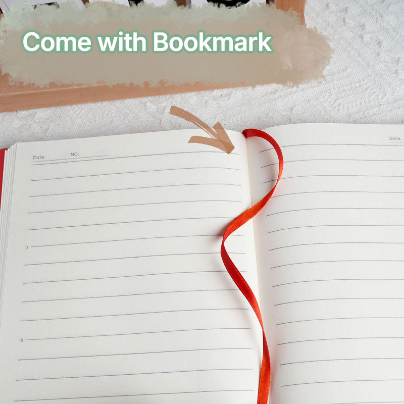 Buku Notebook A5 Kulit Tekstur dan Motivasi Halaman Bergaris SBWMA580