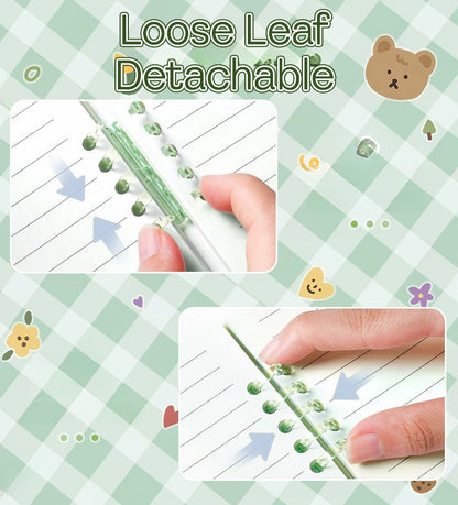 Binder Note A7 Cover Waterproof Halaman Bergaris SFF