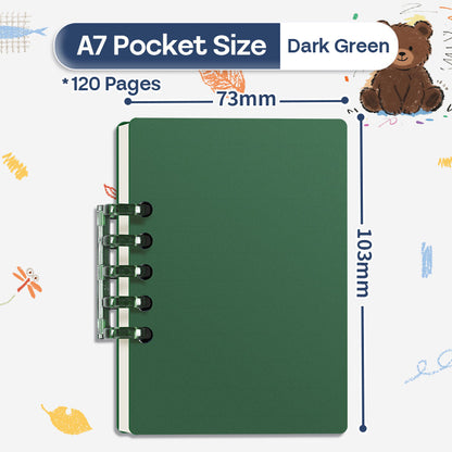 Binder Note A7 Cover Waterproof Halaman Bergaris SFF