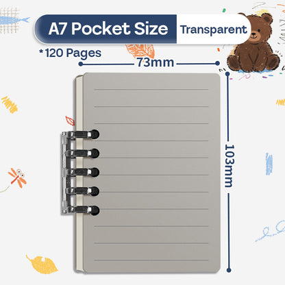 Binder Note A7 Cover Waterproof Halaman Bergaris SFF