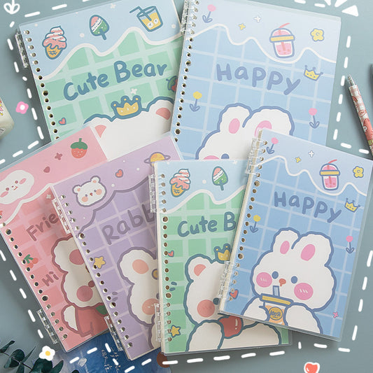 Binder Note A5 Cover Waterproof Halaman Bergaris SFNNA560
