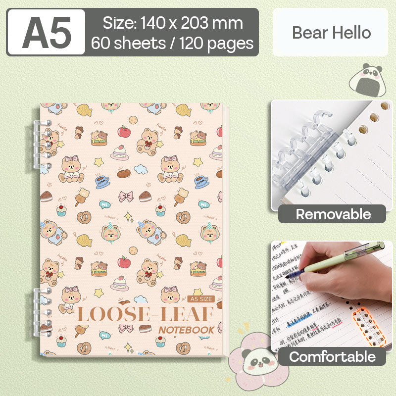 Binder Note A5 Cover Waterproof Halaman Bergaris SFNNA560