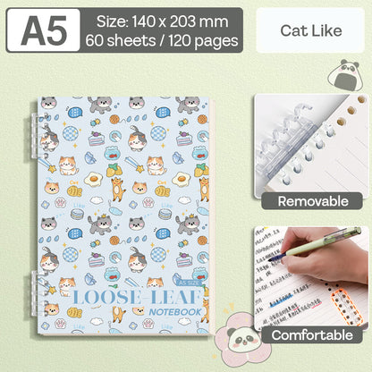 Binder Note A5 Cover Waterproof Halaman Bergaris SFNNA560