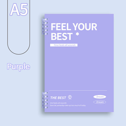 Binder Note A5 Cover Waterproof Halaman Bergaris SFNNA560