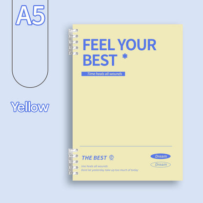 Binder Note A5 Cover Waterproof Halaman Bergaris SFNNA560