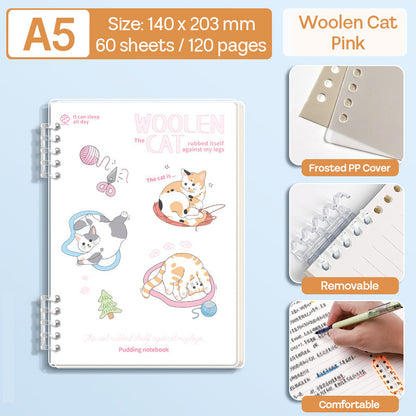 Binder Note A5 Cover Waterproof Halaman Bergaris SFNNA560