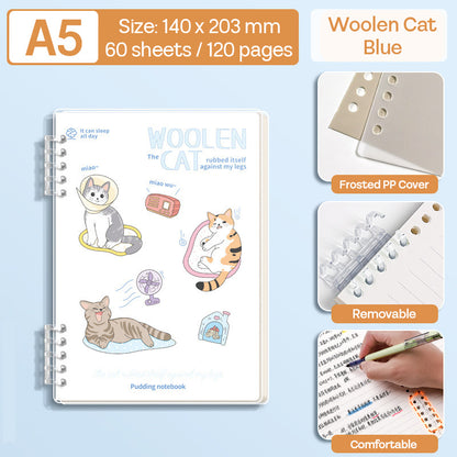 Binder Note A5 Cover Waterproof Halaman Bergaris SFNNA560
