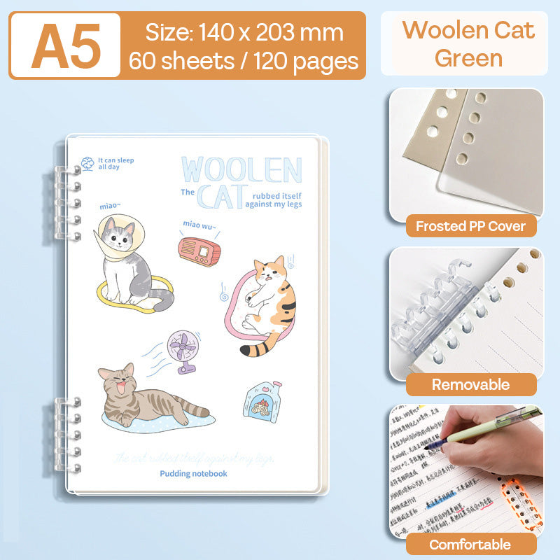Binder Note A5 Cover Waterproof Halaman Bergaris SFNNA560
