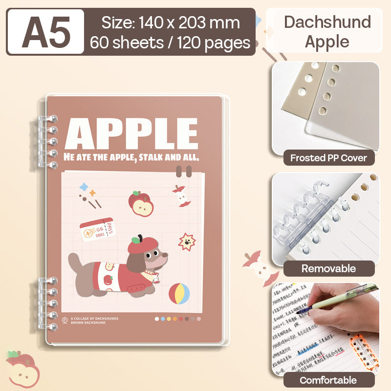 Binder Note A5 Cover Waterproof Halaman Bergaris SFNNA560