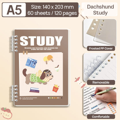 Binder Note A5 Cover Waterproof Halaman Bergaris SFNNA560