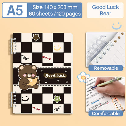 Binder Note A5 Cover Waterproof Halaman Bergaris SFNNA560