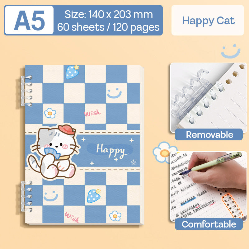 Binder Note A5 Cover Waterproof Halaman Bergaris SFNNA560