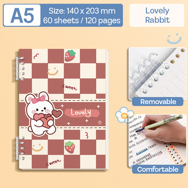 Binder Note A5 Cover Waterproof Halaman Bergaris SFNNA560