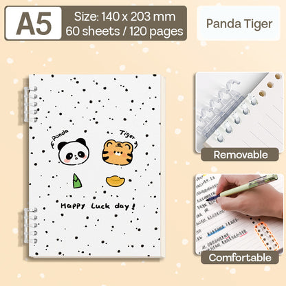 Binder Note A5 Cover Waterproof Halaman Bergaris SFNNA560