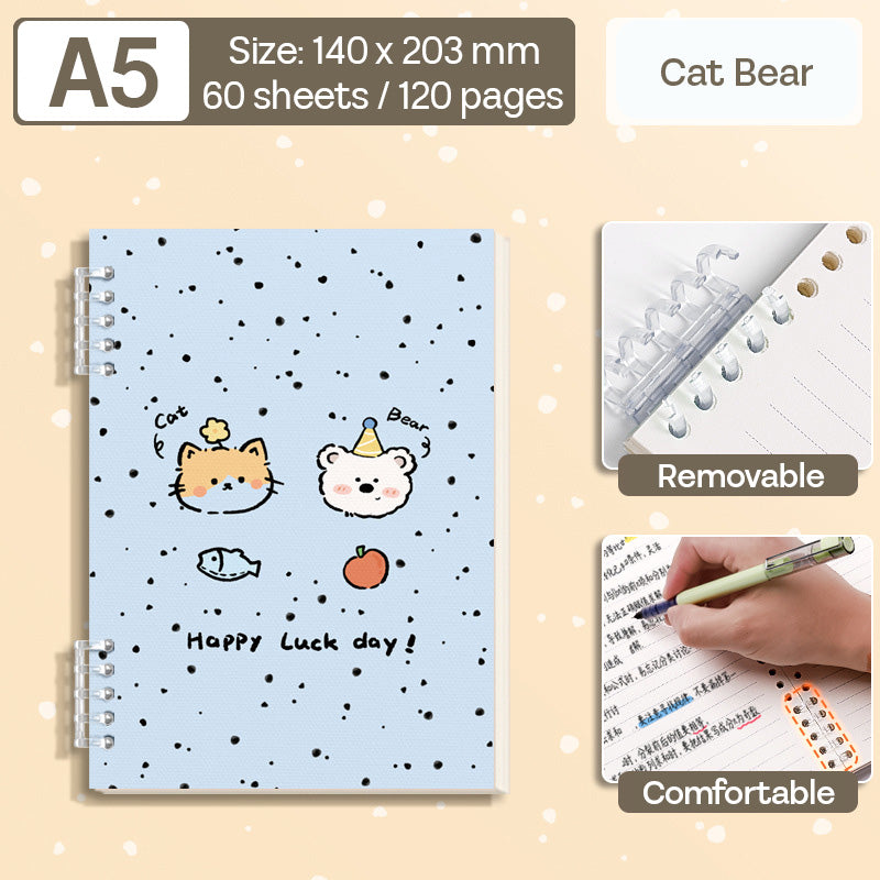 Binder Note A5 Cover Waterproof Halaman Bergaris SFNNA560