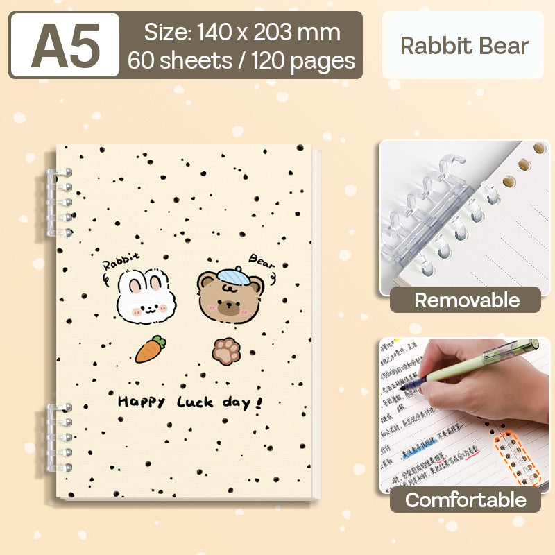 Binder Note A5 Cover Waterproof Halaman Bergaris SFNNA560