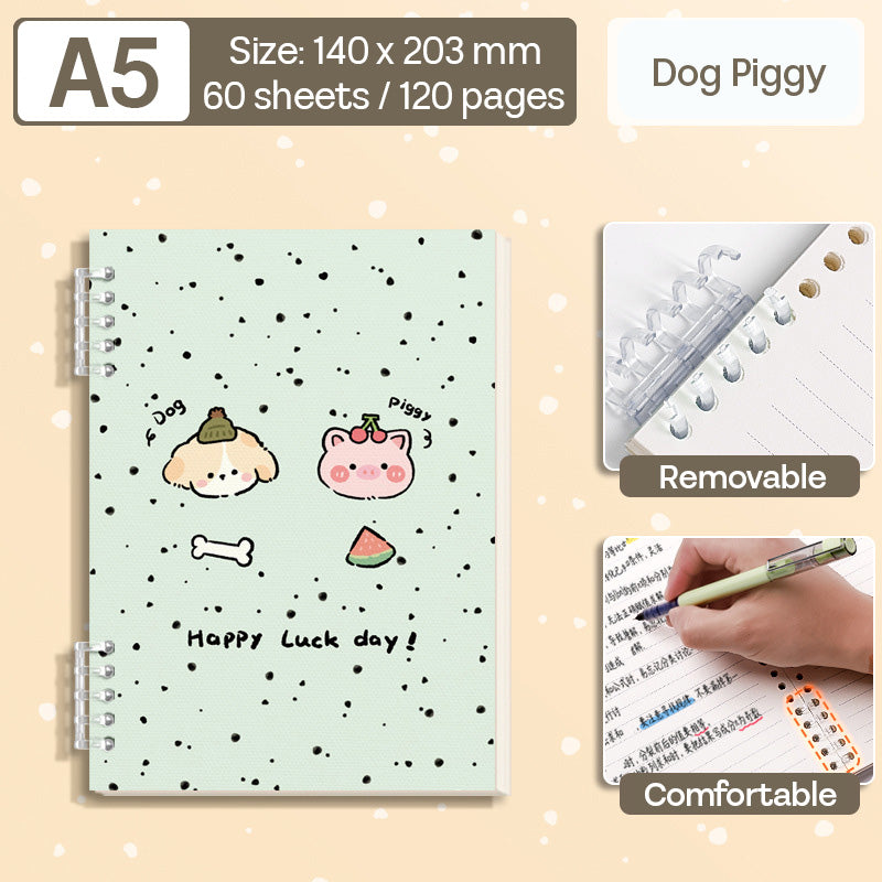 Binder Note A5 Cover Waterproof Halaman Bergaris SFNNA560