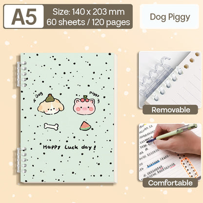 Binder Note A5 Cover Waterproof Halaman Bergaris SFNNA560